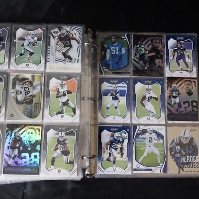 BOOK FULL OF FOOTBALL TRADING CARDS