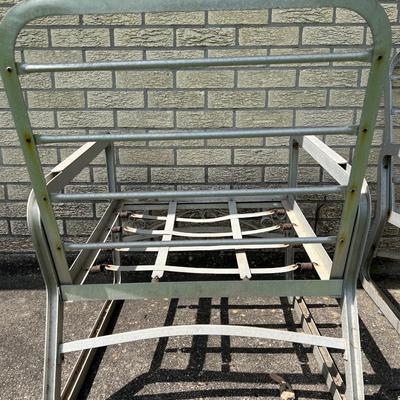 Vintage Aluminum Patio Chairs Set of 3