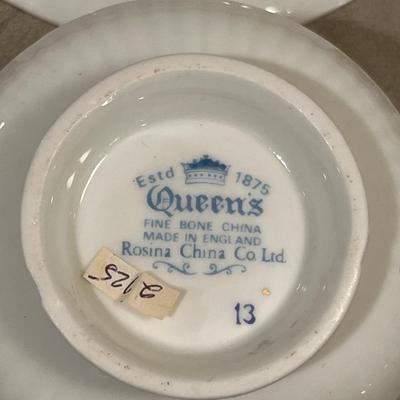 Lot of 3 Bone China Cups & Saucers