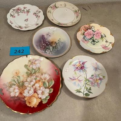 Lot of Porcelain Floral Plates