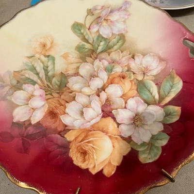 Lot of Porcelain Floral Plates