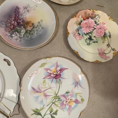 Lot of Porcelain Floral Plates