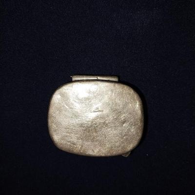 VINTAGE STERLING SILVER TRINKET/PILL BOX