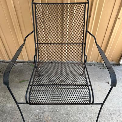 Wrought Iron Table with 4 Chairs