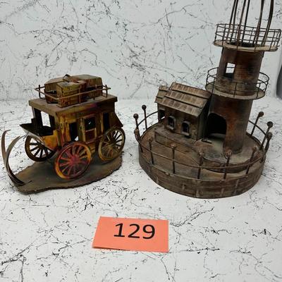 Antique cooper figures