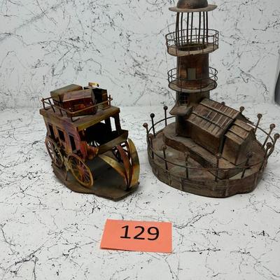 Antique cooper figures