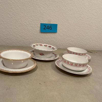 Lot of Ramekins Custard Cups w/ liners