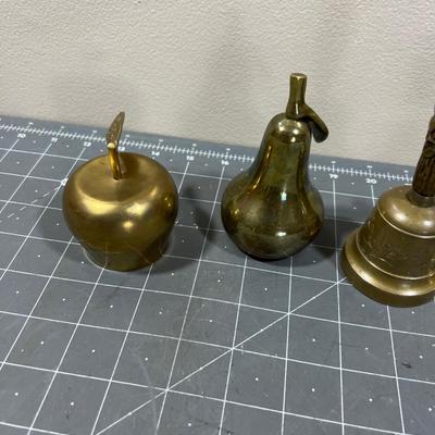 Solid Brass Bells. 
