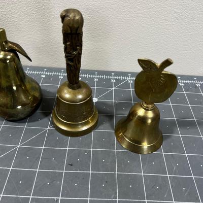 Solid Brass Bells. 