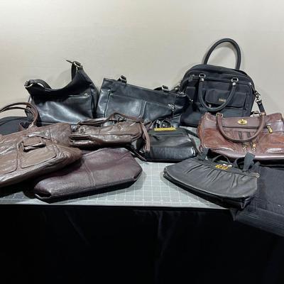 MEGA LOT Of Black and Brown Purses