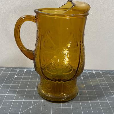 AMBER Daisy Pitcher, BY LIBBY, Pattern Country Garden