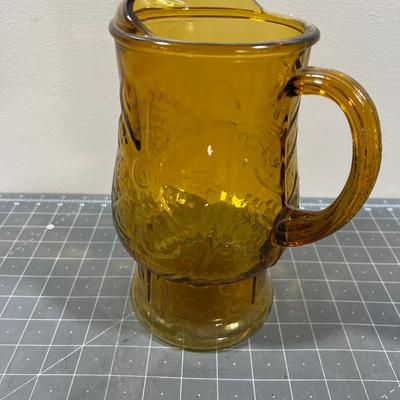 AMBER Daisy Pitcher, BY LIBBY, Pattern Country Garden