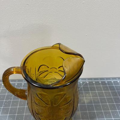 AMBER Daisy Pitcher, BY LIBBY, Pattern Country Garden