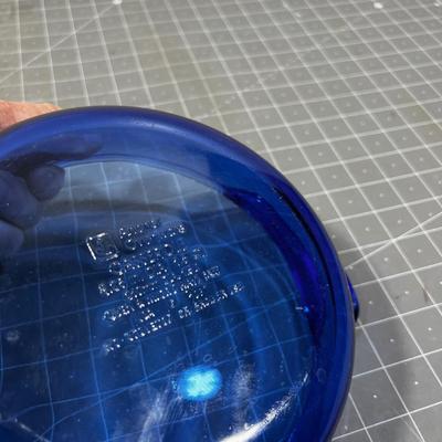 Anchor Hocking Blue Glass Casserole Dish 1-1/2 Quart