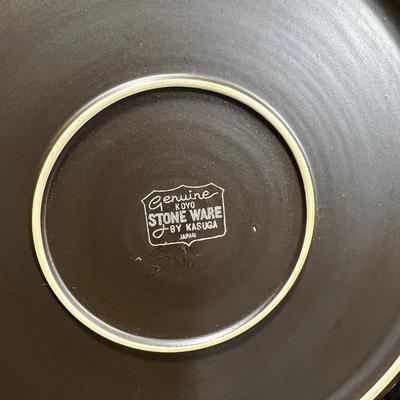 Stoneware Platter and Bowl  