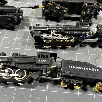 Large Lot of HO Steam Engines 