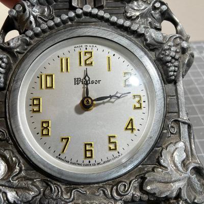 Metal Mantel Clock