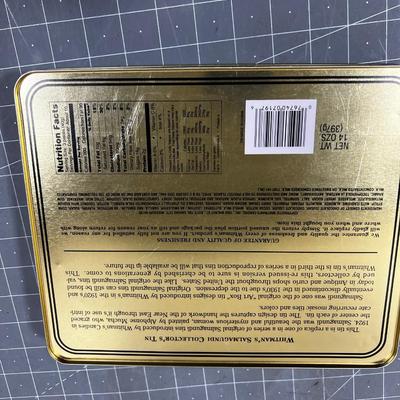 Awesome Whitman TIN with Buttons, mostly