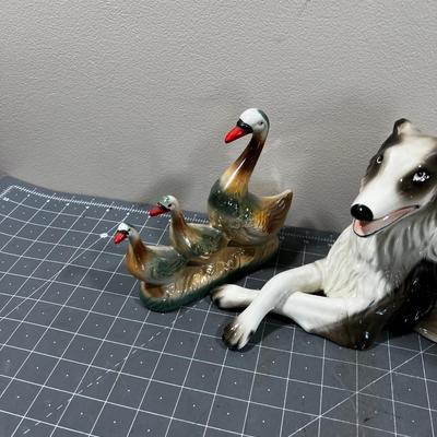 Birds and a DOG, Ceramics