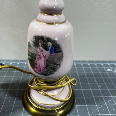 Pink Porcelain Lamps