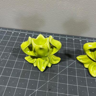 Clare Learner Candle Sticks MCM Chartreus Color