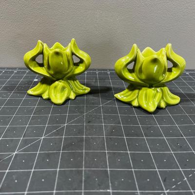Clare Learner Candle Sticks MCM Chartreus Color
