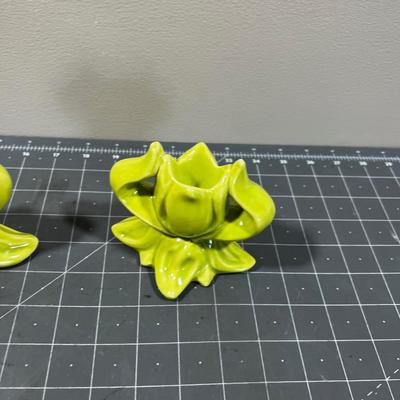 Clare Learner Candle Sticks MCM Chartreus Color