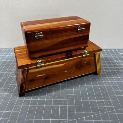 2 Cedar Boxes, Lane and Grand Canyon 