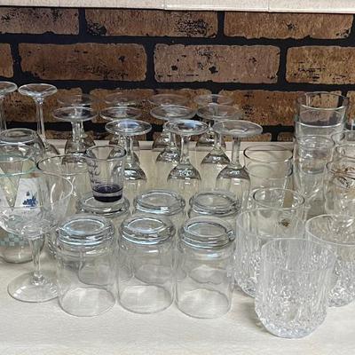 LOTS OF Clear Glass 