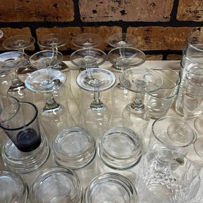 LOTS OF Clear Glass 
