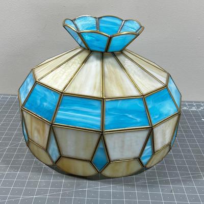 Tiffany Slag Glass Shade