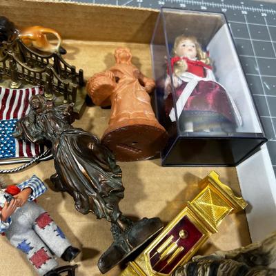 Another Tray of Mixed Miniatures. Racoon, Lion, Belt Buckle etc.