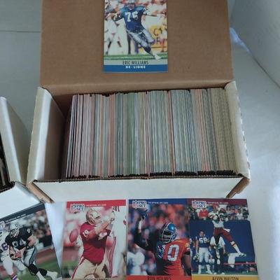 TWO BOXS OF FOOTBALL TRADING CARDS