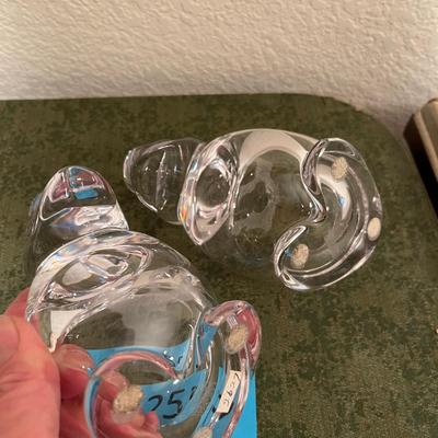 French Crystal Duck Votives