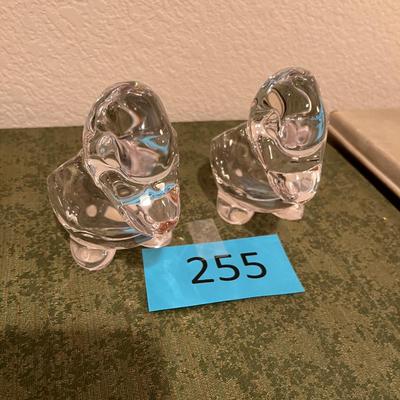 French Crystal Duck Votives