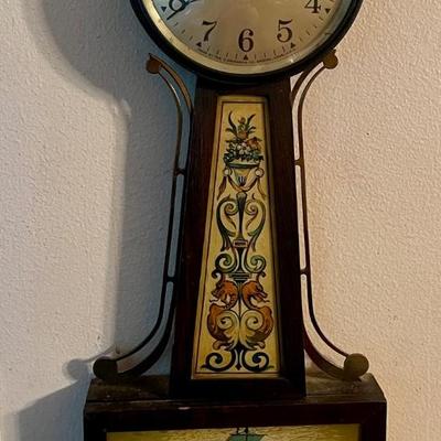 Ingrahm 8 day clock with key