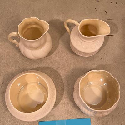 Belleek China Cream & Sugar sets