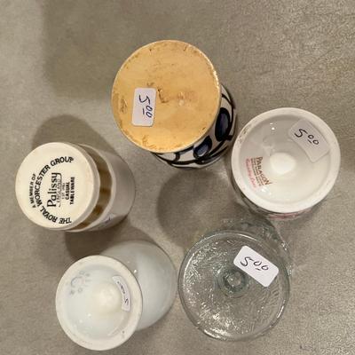 Assortment of egg cups