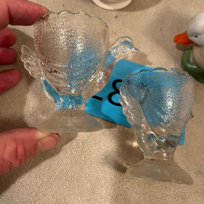 Chicken & Duck shaped egg cups