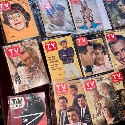 Vintage tv guide lot pre barcode