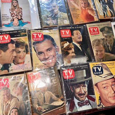 Vintage tv guide lot pre barcode