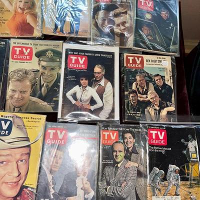 Vintage tv guide lot pre barcode