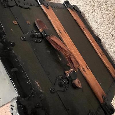 Antique Flat top Trunk