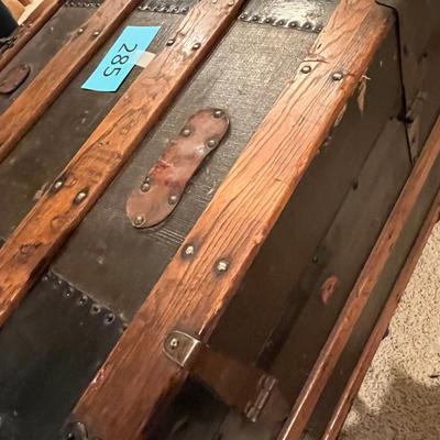 Antique Flat top Trunk