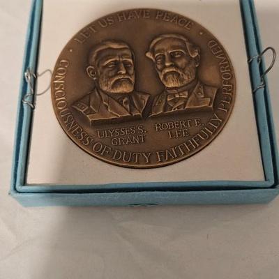 Ulysses S. Grant Robert E. Lee medal