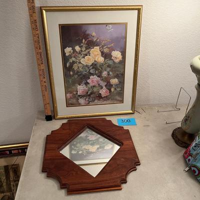 Southwest Mirror & flower picture