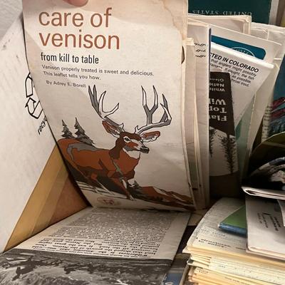 Box of Maps and brochures