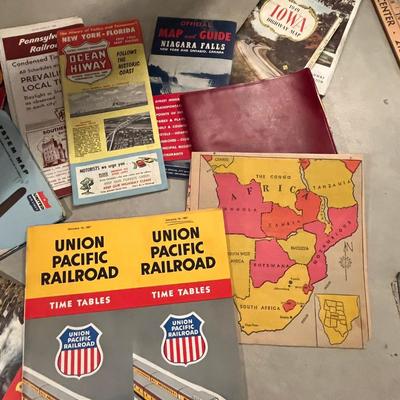 Antique Maps & Time Tables