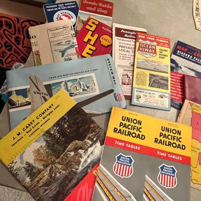 Antique Maps & Time Tables