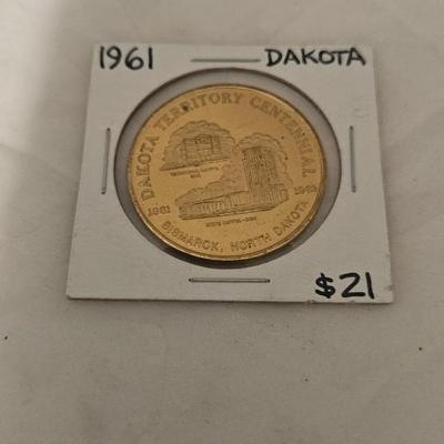 1961 Dakota coin